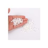 yfhobi 50 Gram- 6 Mm Yuvarlak Yarım Inci Boncuk, Beyaz Renk Yarım Inci Plastik Boncuk (50 GR- 800-840 ADET)