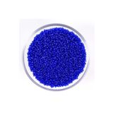 yfhobi 50 Gram - Küçük Boy Kum Boncuğu, 1.5 Mm, Takı Yapım Boncuğu, Buzlu Parlament Mavi Renk, K74