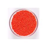 yfhobi 50 Gram - Küçük Boy Mat Kum Boncuğu, 1.5 Mm, Takı Yapım Boncuğu, Nar Çiçeği Renk, K64
