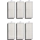YFS Anker Ile Uyumlu Eufy Robovac 11S, 11S Plus, 12, 15C, 15T, 25C, 30, 30C, 35C Robot Süpürge Hepa Filtre 6 Adet