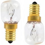 YFS Dominox Ile Uyumlu Ankastre Davlumbaz Buzdolabı Fırın 15 Watt Gün Işığı 300° Halojen Ampül 2 Adet