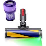 YFS Dyson Ile Uyumlu V12 Detect Slim Süpürge Ledli Süpürücü Başlık ve Hepa Filtre Seti - 1 Adet