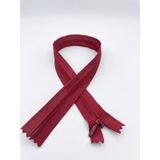 YFS Fermuar T3 Gizli Fermuar 5 Adet - 40 cm - Kırmızı