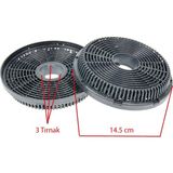 YFS Simfer Ile Uyumlu 8610 Mf, 8610 Mk, 8613, 8621 Mk, 8622 Mf Davlumbaz Aspiratör Karbon Filtresi