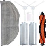 YFS Xiaomi Ile Uyumlu Mijia G1 Mjstg1 Robot Süpürge 1 Rulo 2 Yan Fırça 2 Hepa Filtre 2 Paspas Bezi 1 Tarak - 1 Adet