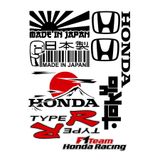 YGNPLUS HONDA STİCKER SET ARAÇ - OTOMOBİL - MOTORSİKLET - BİSİKLET AKSESUAR - ETİKET 10 PARÇA