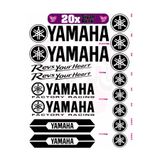 YGNPLUS YAMAHA STİCKER SET ARAÇ - OTOMOBİL - MOTORSİKLET - BİSİKLET AKSESUAR - ETİKET 20x