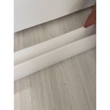 Ygt Ambalaj 4 Adet Geçmeli Kapı Altı Süngeri İzolasyon Soğuk Hava Kesici Toz Önleyici Beyaz