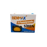 YGT Elektrikli Korna Siren 3 Fonskiyonlu Fala Fala-Baby Shark- Islık Korna 12-24v BX 10 023