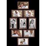 YH Foto 9 Adet 15X21 Çerçeve - Mdf A5 Çerçeve - Çoklu Fotoğraf Çerçevesi - Ahşap