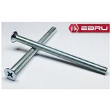 Yhb Göbek Kilit, Barel Vidası M5X80 - 100 Adet - 00-Siyah - Beyaz