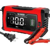 YHCHKJ Araç Akü Şarj Cihazı, 12 V, 6 A ve 24 V, Kükürtünleştirici Akıllı LCD Pil Şarj Cihazı Sıcaklık Telafisi ile Otomobil, Kamyon, Motosiklet, Çim