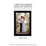 yhfoto 1 Adet 10x15 Çerçeve - 10x15 Siyah Mdf Çerçeve - Pvcli Çerçeve - Mini Fotoğraf Çerçevesi
