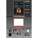 yhfoto 1 Adet 10x15 Çerçeve - İnce Çıtalı Çerçeve - Ahşap Çerçeve - 6mm Çerçeve - Fotoğraf Çerçevesi