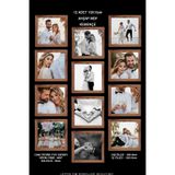yhfoto 12 Adet 15x15 Kemençe Kare Mdf Seti kemençe