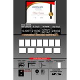 yhfoto 12 Adet 21x30 Çerçeve - İnce Çıtalı A4 Çerçeve - 2 Renk Siyah Beyaz - Fotoğraf Sertifika Çerçevesi