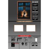 yhfoto 2 Adet 30x40 Çerçeve - İnce Çıtalı A3 Çerçeve - Ahşap Çerçeve - 6mm - Fotoğraf Çerçevesi