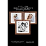 yhfoto 3 Adet 25x25 Kemençe Kare Mdf Fotoğraf kemençe