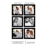 yhfoto 6 Adet 10x10 Çerçeve - Siyah Çerçeve - Mini Mdf Kare Fotoğraf Çerçeve Seti