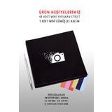 yhfoto Anı Defteri Fotoğraf Albümü 20x20 Cm Içi Siyah - Mini Jel Kalem Ve Stiker Hediye