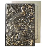 YHH Sert sırtlı defter, A5 astarlı, vintage deri günlük, kadın ve erkekler için, kabartmalı, el yapımı, kahverengi ve fildişi sayfalar, not defteri, yazma günlüğü, Noel, doğum günü hediyesi, öğretmenler, öğrenciler ve yazar için, kuş