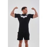 YHM Erkek Compression Tişört Batman Baskılı Siyah Spor Body