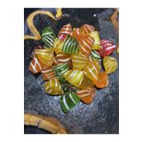 YIBA Çizgi Desenli Karışık Meyveli Akide Şekeri 350 gr