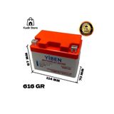 Yiben Motorsiklet Aküsü Lityum 12v/4ah-14ah Tüm Modellere Uyumlu - 2 Yıl Garantili