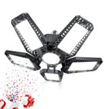 YIBEYYDS LED Garaj Işığı - 160W 16000LM 6500K LED Garaj Tavan Işıkları, Vidalı Mağaza Aydınlatması Tavan Arası, Bodrum, Atölye, E26/E27 için 5+1 Deforme Edilebilir Paneller (1)