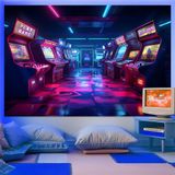 Yieldeer 80s 90s oyun parti dekorasyon zemin 7x5ft Retro Video oyunu afiş fotoğrafçılık arka plan doğum günü partisi malzemeleri Photo Booth stüdyo sahne Polyester kumaş