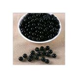 Yiğit Aksesuar 10 Mm 50 Polyester Siyah İnci Boncuk Kolye Bileklik Takı Yapım Malzemeleri