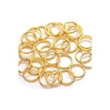 yiğit aksesuar 10 Mm Kararma Yapmaz 150 Adet Gold Küçük Metal Takı Bağlantı Halkası