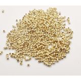 Yiğit Aksesuar 3 mm 200 Adet Kararma Yapmaz Gold Dorika Boncuk Ara Aparatı Takı Malzemeleri