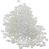 Yiğit Aksesuar 4 Mm 500 Adet Polyester İnci Boncuk Seti Plastik Malzeme Özellikleriyle Beyaz