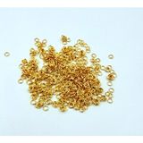 Yiğit Aksesuar 4 mm Kararma Yapmaz 300 Adet Gold Küçük Metal Takı Bağlantı Halkası