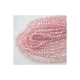 Yiğit Aksesuar 4 Mm Kristal Boncuk Açık Pembe (5 Dizi)