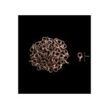 yiğit aksesuar 50 Adet Bakır Renk Metal 502 Papağan Kilit-kapama (12X6MM)