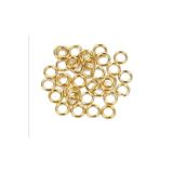 yiğit aksesuar 6 Mm Kararma Yapmaz 200 Adet Gold Küçük Metal Takı Bağlantı Halkası