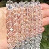 Yiğit Aksesuar 8 mm 5 Dizi Şeffaf Kristal Boncuk Tesbih Boncuğu