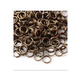 yiğit aksesuar 8 mm Bakır Renk 100 Adet Metal Takı Halkası Bağlantı Halkası Montaj Halkası