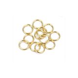 yiğit aksesuar 8 Mm Kararma Yapmaz 150 Adet Gold Küçük Metal Takı Bağlantı Halkası