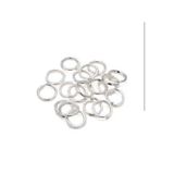 yiğit aksesuar 8 Mm Kararma Yapmaz 150 Adet Gümüş Küçük Metal Takı Bağlantı Halkası