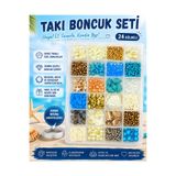 yiğit aksesuar Mega YAZ Sezonuna Özel Set Deniz yıldızı ve deniz kabuklu Takı yapma boncuk seti