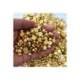 yiğit aksesuar Yarım Inci Boncuk ( 100 Adet ) Gold Renk 8 Mm