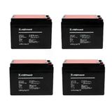 Yiğit Akü 12 V 14 Ah Jel Akü Elektrik Motor / Oyuncak Araba Aküsü-4'Lü