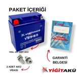 Yiğit Akü 12 V 9 Ah-Amper Motosiklet Aküsü Yb9-BS 2023