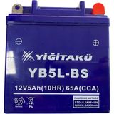 Yiğit Akü 2021 YB5L-BS 12 V 5 Ah Motosiklet Akü