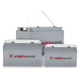 Yiğit Akü LFP 12 V 200 HH Battery Pack L522 W239 H221 mm 25 kg Life PO4 Lityum Akü