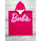 Yigit Butik Kapşonlu Kız Çocuk Plaj Havlusu - Pembe