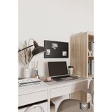 Yiğit Metal Mıknatıslı Pano Siyah Ofis/çalışma Odası İçin Mıknatıs Hediyeli Metal Magnet Hatıra Panosu 50x70cm 40 x 60 CM